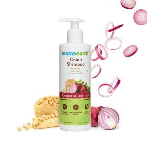 Mamaearth Onion Hair Fall Shampoo For Hair Growth Hair Fall Control