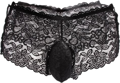Sissy Pouch Panties Men S Lace Skirted Bikini Briefs Girlie Lingerie Underwear Sexy For Men M