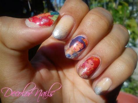 Reto Colores y Técnicas Water Decals Nude Nails Nude Decals