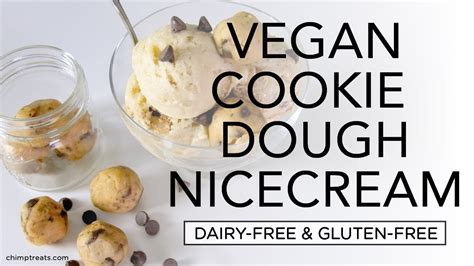 Vegan Cookie Dough Nicecream Youtube