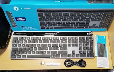 Jlab Epic Wireless Keyboard Review Full Size Ultra Low Profile Gadget