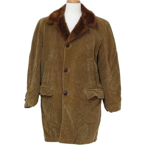 Mens Car Corduroy Zero King Coat With Fur Collar Films Jackets