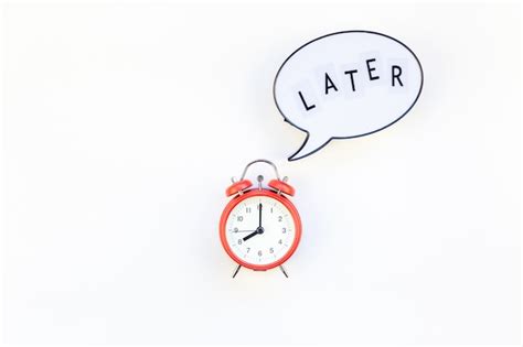 Premium Photo | Of procrastination and time management