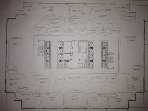 interior  manual zoning konsep denah