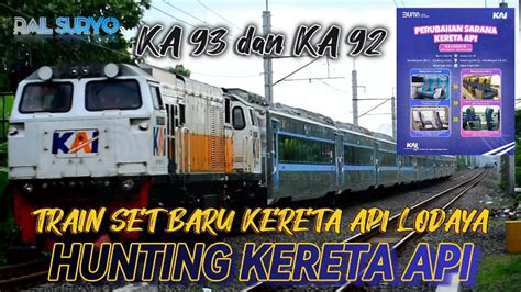 TRAINSET NEW GENERATION KERETA API LODAYA YouTube