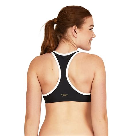 Women S Racerback Bikini Top Black Speedo Usa