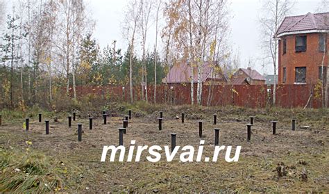 Купить винтовые сваи для фундамента, фундамент на винтовых сваях ...