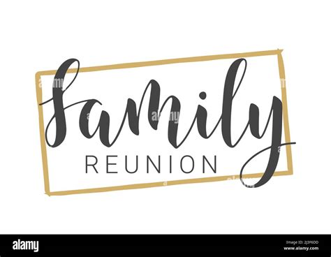 family reunion stock vector images alamy