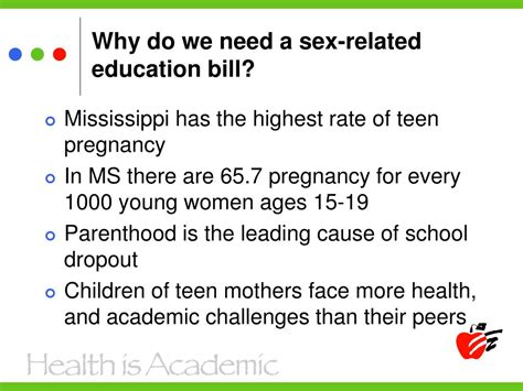 PPT HB999 Presentation Sex Related Education Bill PowerPoint
