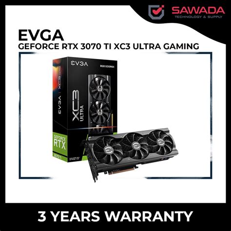 EVGA GEFORCE RTX 3070 TI XC3 ULTRA GAMING | Shopee Malaysia