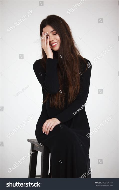 Beautiful Model Lady Natural Makeup Brunette Stock Photo 423136744 Shutterstock