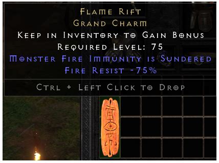 D2R Flame Rift: Monster Fire Immunity is Sundered