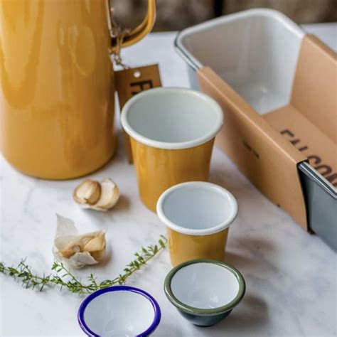 Mustard Yellow Enamelware Collection For Autumn Home Decor