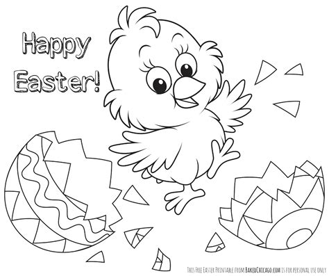 Free Spring Easter Coloring Pages At Free Printable