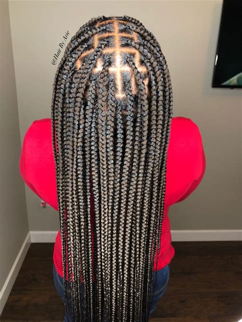 Knotless Braids 🔥 Ig Hairbyarie Fb Hair By Arie African Braids Hairstyles African Hair