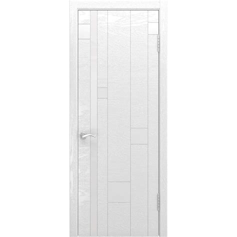 Межкомнатная дверь Арт 1 Ясень белый арт натуральный шпон Luxor по цене ...