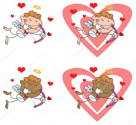cupid  bow  arrow stock illustration  chittoon
