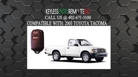 How To Replace Toyota Tacoma Key Fob Battery Youtube