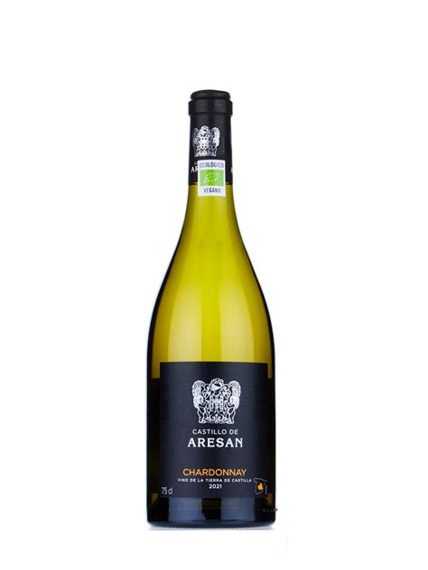 Castillo De Aresan Chardonnay Organic Vegan Vino Tierra De Castilla