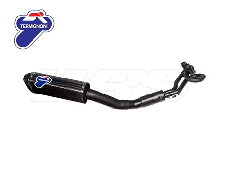 Y11309000bccy113cat Termignoni Complete Exhaust Carbon Black Yamaha T