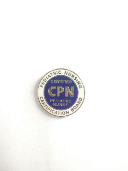 Pediatric Nursing Certification Board Pncb Items And Ts Cpn Lapel