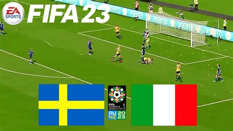 SUECIA Vs ITALIA FIFA WOMENS WOLRD CUP GAMEPLAY FIFA 23 YouTube