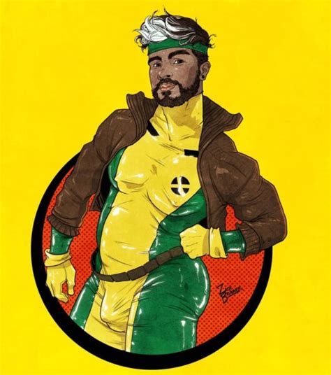 Ilustrador dibuja a mujeres de los cómics como chicos gay Homosensual