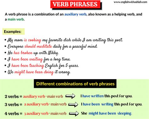 verb phrase ujian