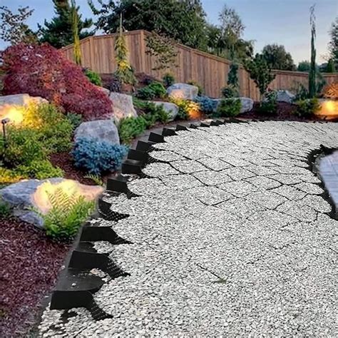 Rtowerm 2 Inch Thick Gravel Stabilizer Grid Mud Slope