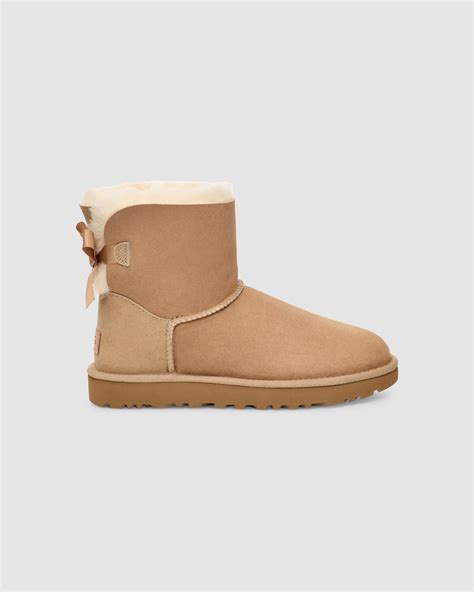 womens mini bailey bow ii  sand ugg