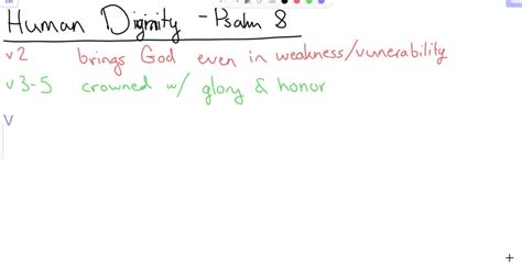 SOLVED This Week Contained Many Scriptural References Psalm 8 Psalm