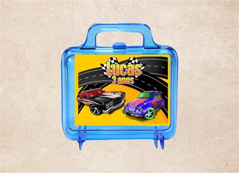 Adesivo Maletinha Hot Wheels Elo7 Produtos Especiais