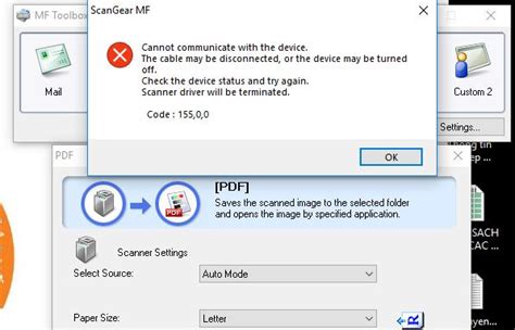 Solved: how to fix scanner on canon MF4800 with error code... - Canon Community