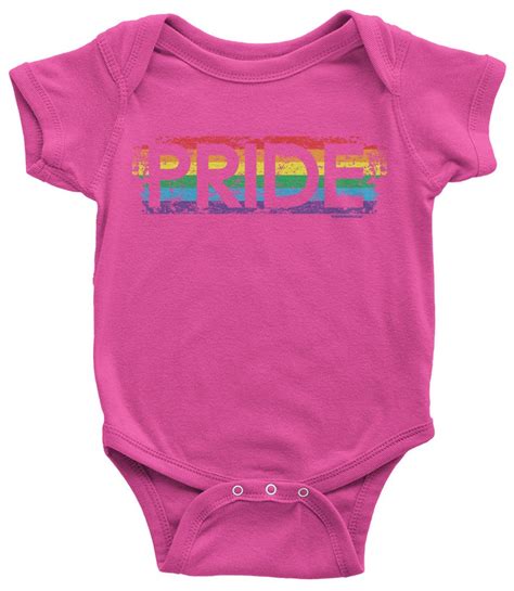 Rainbow Gay Pride Unisex Baby Infant Bodysuit Etsy