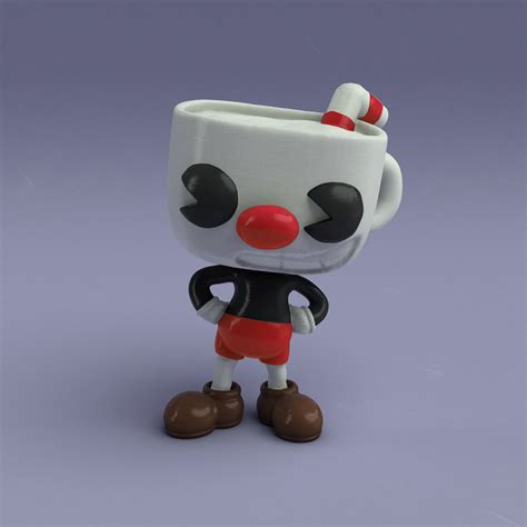 3d File Funko Pop Cuphead Mugman・3d Printable Model To Download・cults