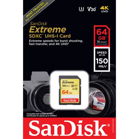 Original Sandisk Extreme Pro Class Gb Sdxc Memory Card Sdsdxdk