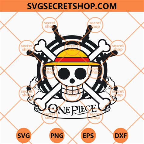 One Piece Logo Svg Straw Hat Pirates Logo Svg Jolly Roger Logo Svg