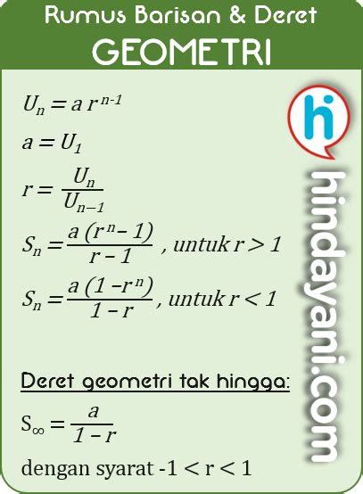 rumus barisan  deret aritmatika beserta contoh soal  penyelesaian
