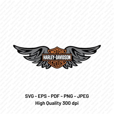 Harley Davidson Logo Svg Harley Davidson Logo Png Digital Etsy