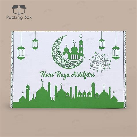 Hari Raya Colour Gift Box Craft Paper Box Pizza Box Carton Box Kotak