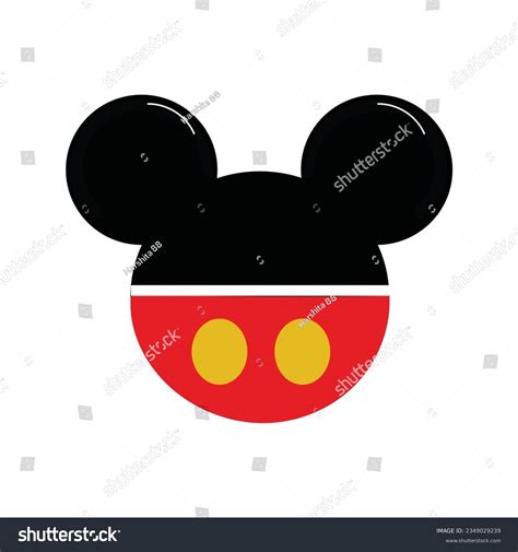 8 Mickey Mouse Head Outline Images, Stock Photos, and Vectors ...