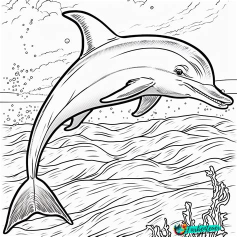Ausmalbild Delfin Kostenlose Vorlagen Zum Ausdrucken Und Ausmalen