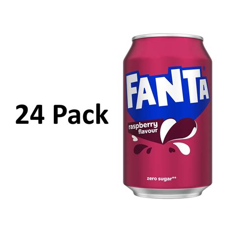 Fanta Raspberry Zero 24 x 330ml | Your Coca-Cola UK
