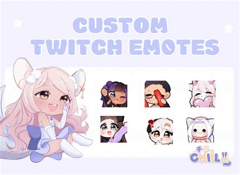 Chii Emote Artist On Twitter Emote Comms Open