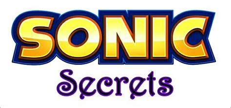Sonic Secrets Wiki Sonic Fandom