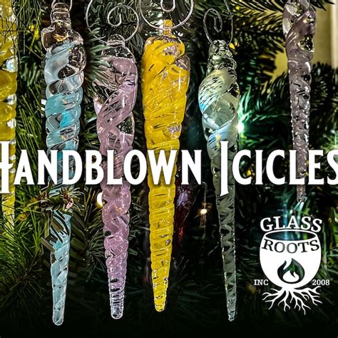 Icicle Ornaments Etsy