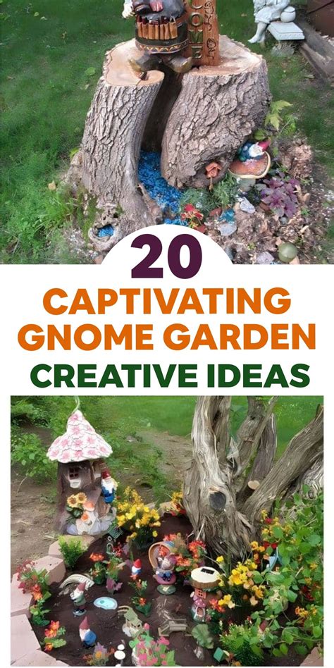 captivating gnome garden ideas  transform  backyard gnome