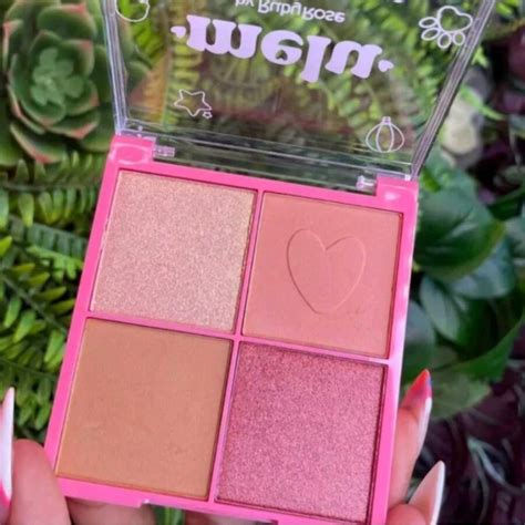 Quarteto De Contorno Blush E Iluminador Melu By Ruby Rose Shein Brasil