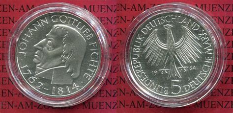 Bundesrepublik Deutschland Dm Gedenkm Nze J German Marks