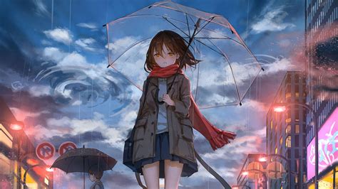 Anime Girl Umbrella Wallpapers Top Free Anime Girl Umbrella